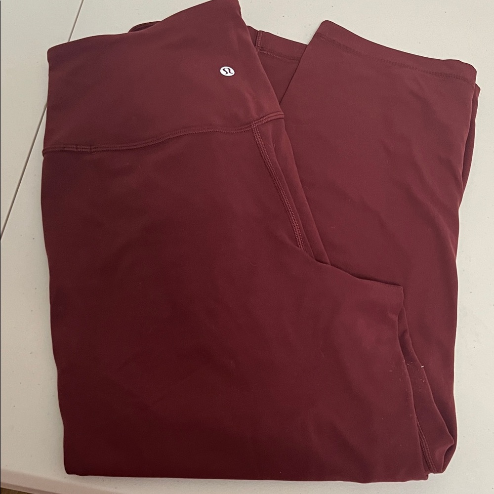 lululemon athletica Womens Maroon Joggers